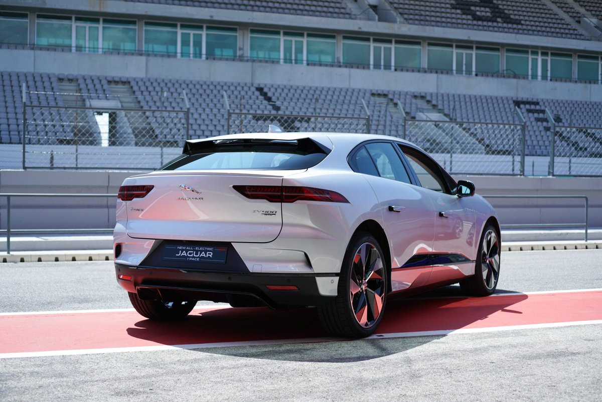 RecombuCars's tweet photo. We cannot say anything about how the Jaguar I-Pace drives just yet, so here are some photos of the 'S' variant waiting to blast around the track. #jaguar https://t.co/dTij4BP7iX