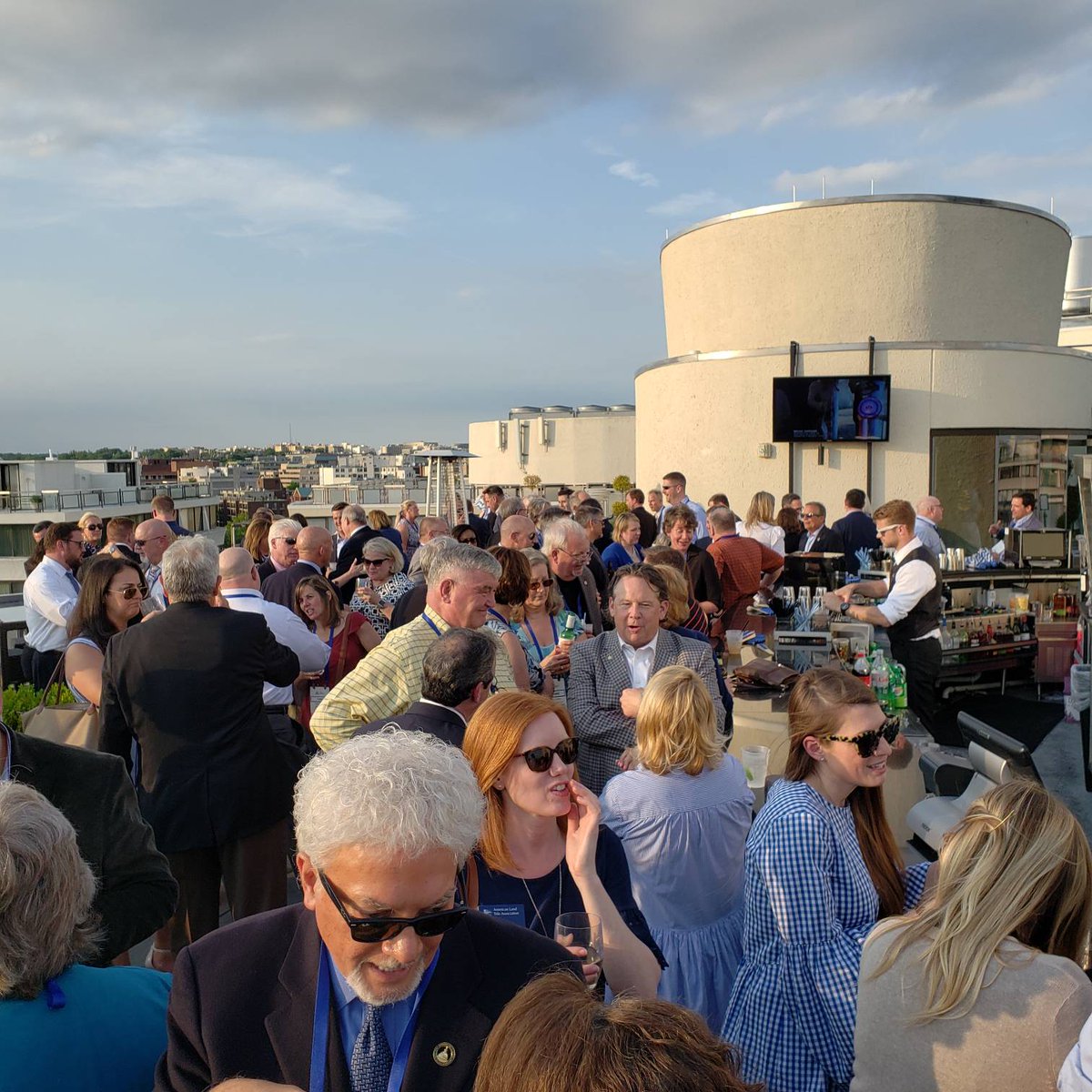 ALTAonline's tweet photo. If you aren't at #altasummit, you're missing the fun! #rooftopparty #topofthegate @WatergateHotel https://t.co/K7MBvMCY1R