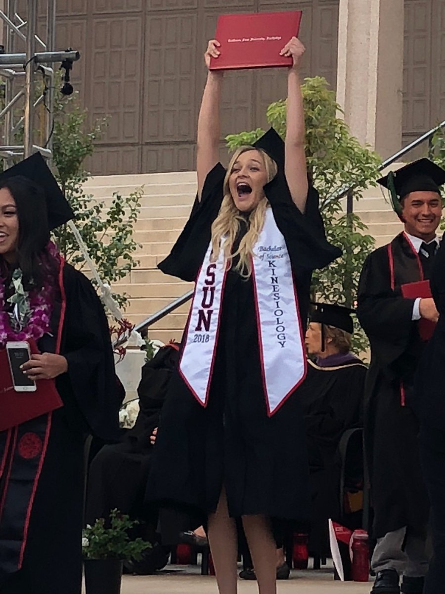 csunorthridge's tweet photo. Yeaaaaaah! #CSUNgrad18 https://t.co/a3suEYYHbd