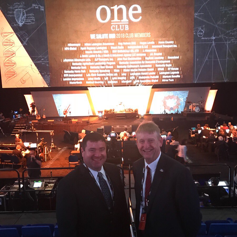 KYAgLeadership's tweet photo. A great Monday at the @Alltech #one18 conference! https://t.co/05uGxzk8qz