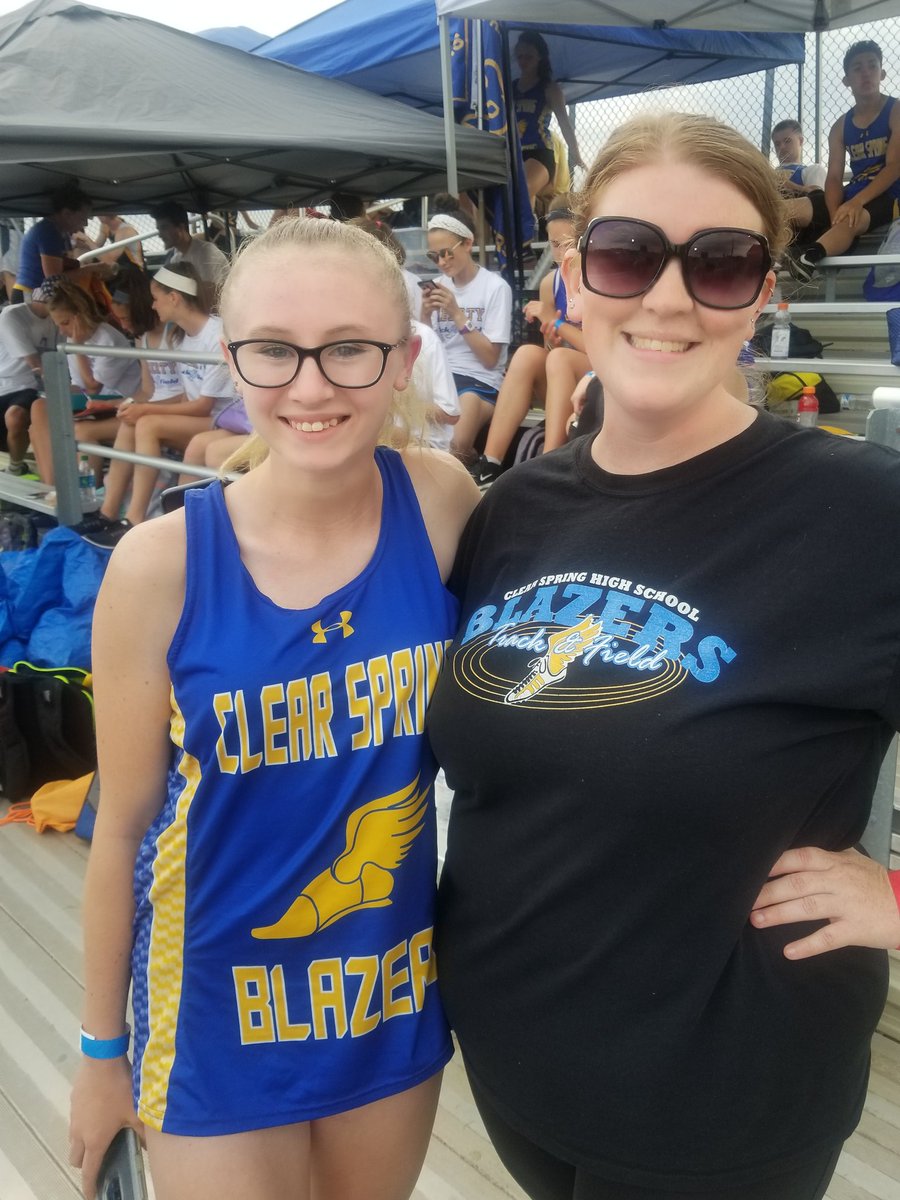 CSBlazerTrack's tweet photo. Triple Jump state qualifier Alexis Liddell and Coach Hiser @MsHiser027 @CSHSBlazers https://t.co/lQGHf8ohsZ
