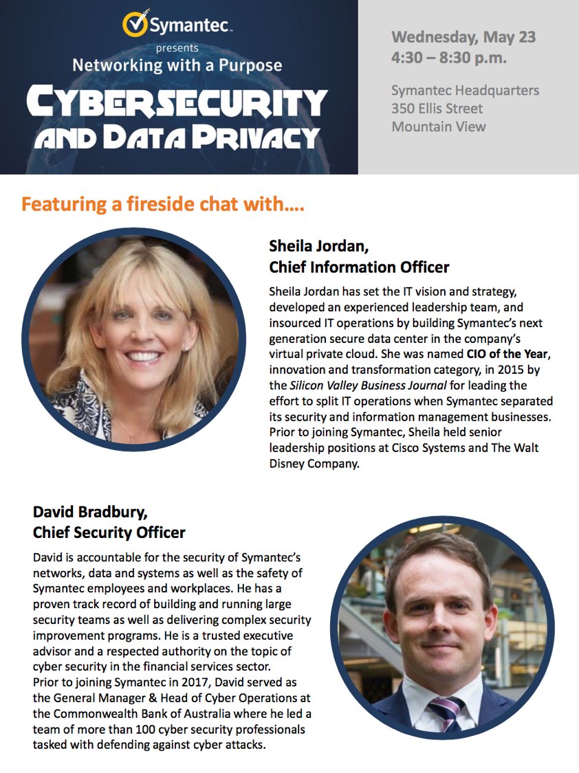 nwap_sv's tweet image. 2 days countdown ⏱ to our next ‘Networking With A Purpose -Silicon Valley’ inter-company event.Looking forward to joining ~200 women &amp;amp; men from 13+ Bay Area companies to discuss, learn &amp;amp; share best practices on ‘Cybersecurity &amp;amp; Data Privacy’ #nwap_sv #WomenInTech #cybersecurity