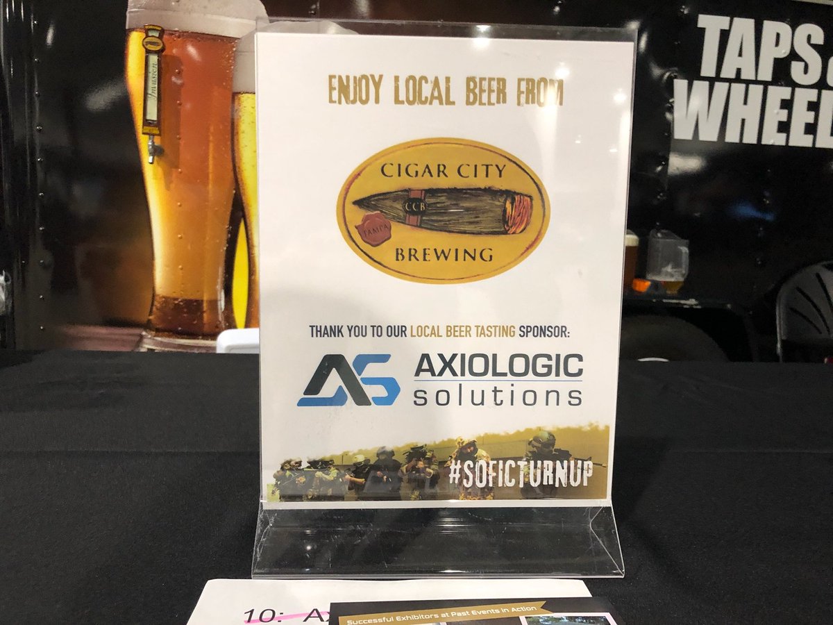 AxiologicLLC's tweet photo. #SOFICturnUP
Join us for some local beer! https://t.co/LE8wEgipVc