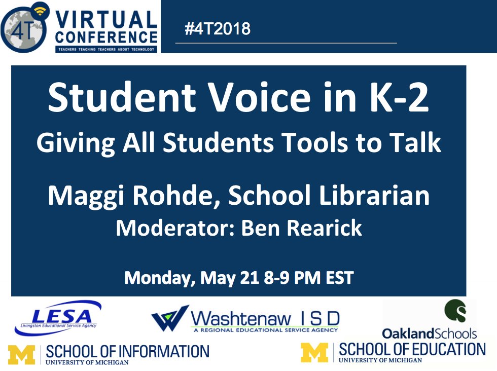 mama_librarian's tweet photo. It's not over until the 6'2" librarian sings! Okay, I'm not actually going to sing, but I am talking about student voice. Hope to see you there! #4t2018 https://t.co/Pj0PmPvIHi