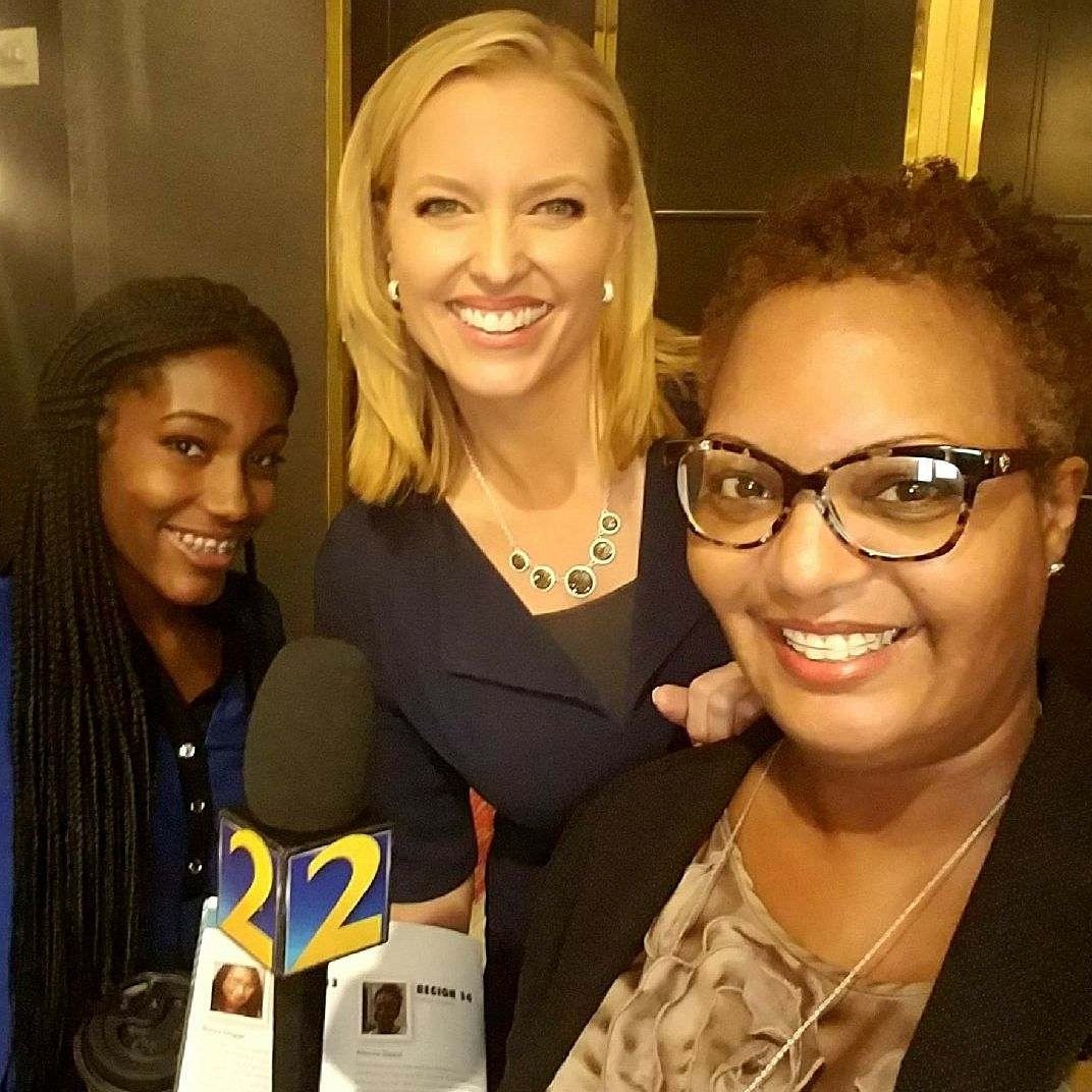 A world of thanks to #wsbtv & #lindastouffer for covering today's #fostercare #awareness /#foster #parents #luncheon 
#iamtheblueprint #betheblueprint  #stateofhope #hopemaximizer