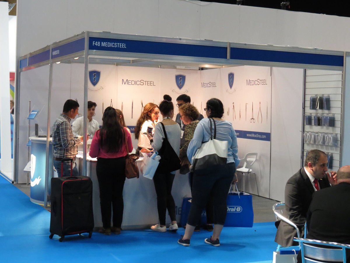 MedicSteel's tweet photo. MedicSteel Bigger and Better! Back at #TheDentistryShow #NECBirmingham
#Dentists
#ExtractionForceps
#Dental
#Dentistryshow2018 https://t.co/aXUWmn8KN0