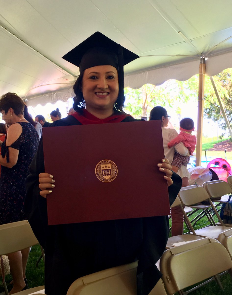 TheShanti_'s tweet photo. Today I’m a graduate, thanks to the generousity of @CathExtension #bcstm #bcalumni https://t.co/btXdCbrqtW