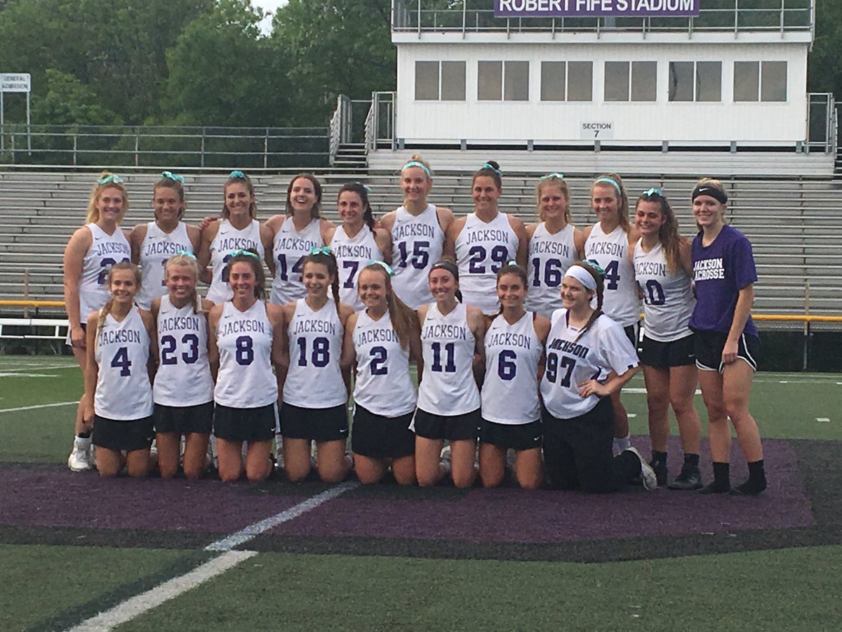 JacksonLLax's tweet photo. TEAM JACKSON and Seniors (last game Fife) make it a W.  Moving on.  GO BEARS!!! https://t.co/xrEh9yURNS
