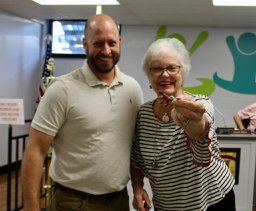 David Moore and Bettye Kinzer school board members