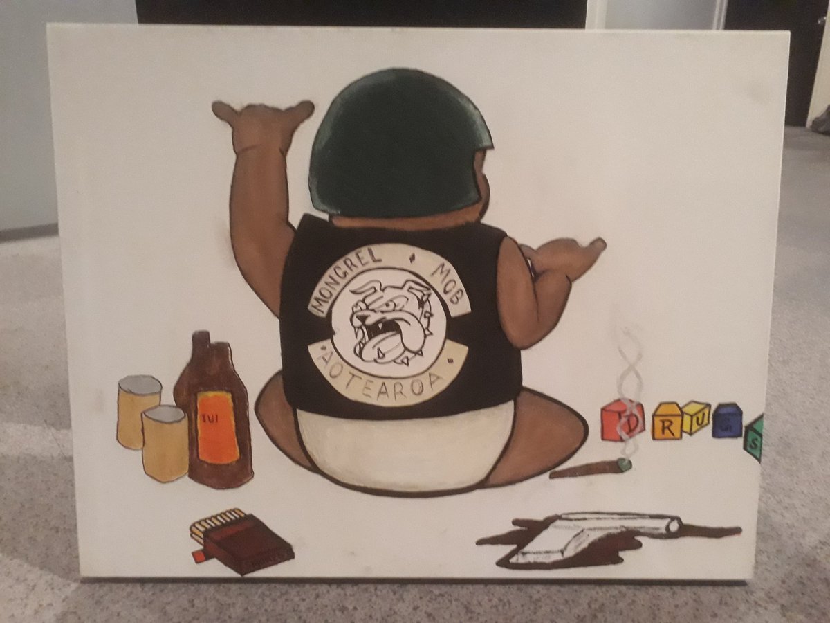 translucentNZ's tweet image. An #artwork from a #youth expressing the realities some people have being born in bad situations. What do you See? #socent #art #inspiration #inspire #idea @SocialImpactNZ