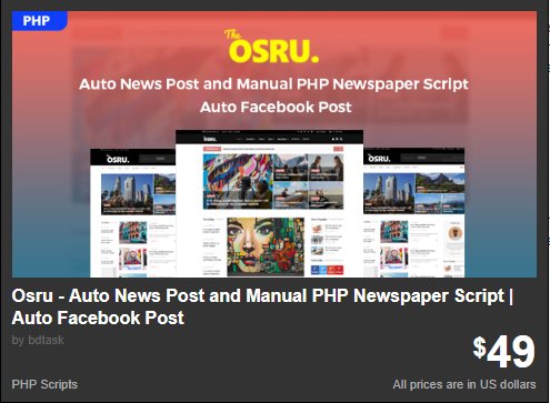 bdtask's tweet image. #Bdtask #Newspaper_Script #newspaper_PHP_Script #Free_Website #NewsPaper
codecanyon.net/item/osru-auto…