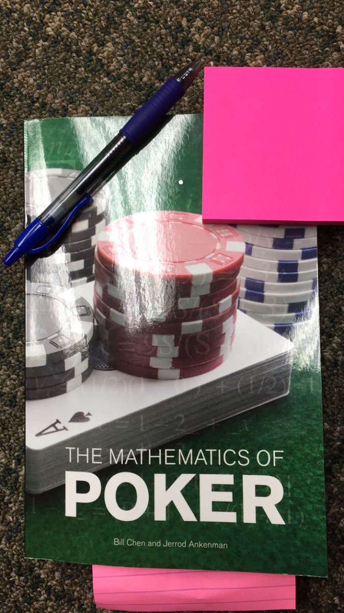 NFLDraftalytics's tweet image. Good read! I don’t know much about poker, but I’m learning a lot about probability #poker #math #mathematicsofpoker