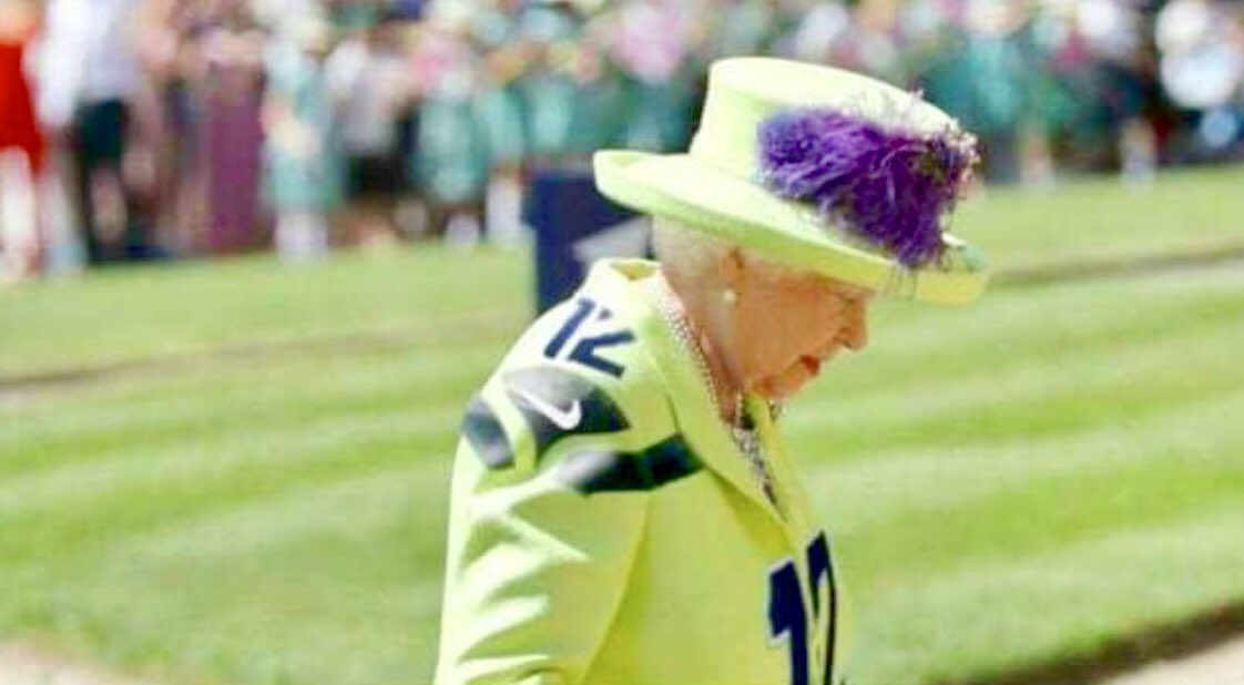 realtimwilliams's tweet photo. Who did this? 

It’s INCREDIBLE! #GoHawks #Seahawks #RoyalWedding https://t.co/H2kf3WDVj6