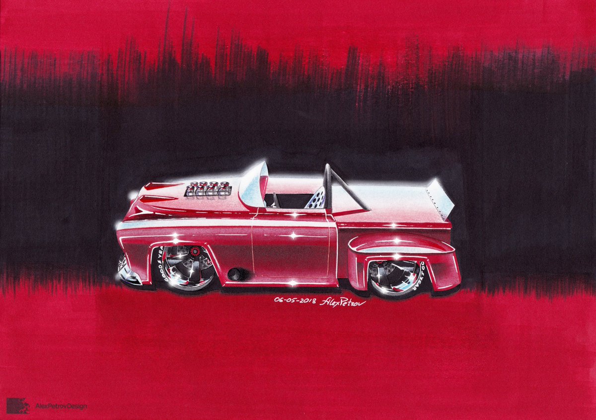 AlexP_Design's tweet image. "Shorty" #chevrolet #trifive #3100 #customtruck #speedster #pickup #carart #hotrod #carsketch #art #prismacolor #sketch instagram.com/p/Bi3moABHK2o/…