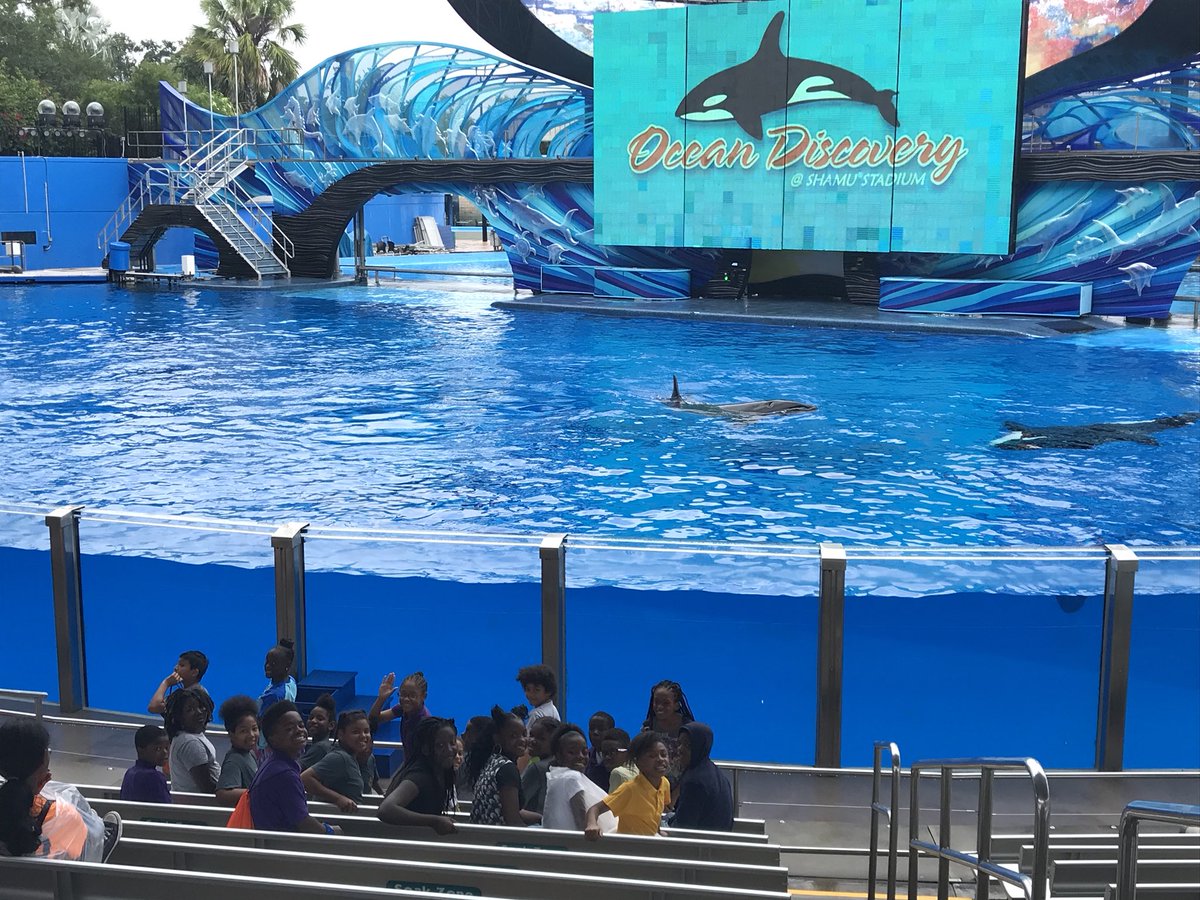 BTW_HCPS's tweet photo. Making Memories @SeaWorld!!! π #flightofthehornet #ladybugluck https://t.co/hvBGDpPSqt