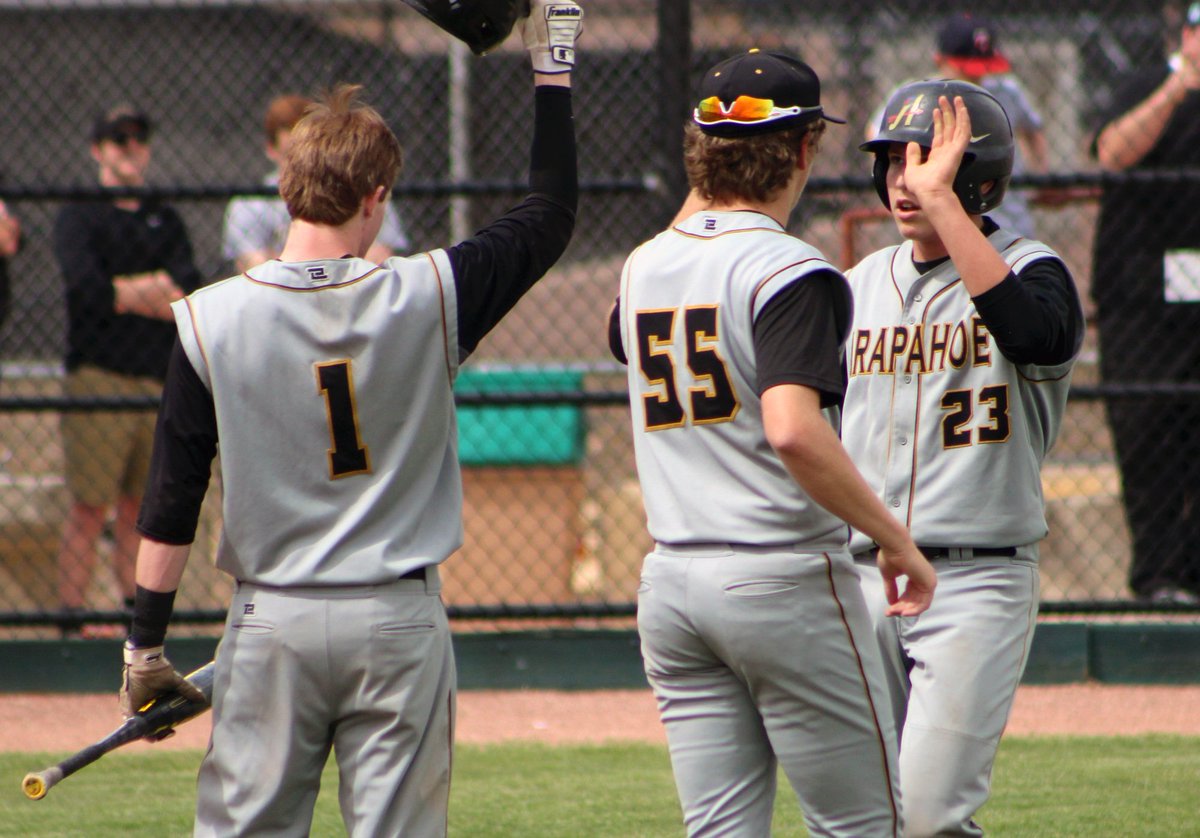 CHSAA's tweet photo. Rivals Arapahoe and Heritage move on to face off in the 5A state baseball tourney: https://t.co/CwS1gfyEmh #copreps https://t.co/jNHcdU4UU0