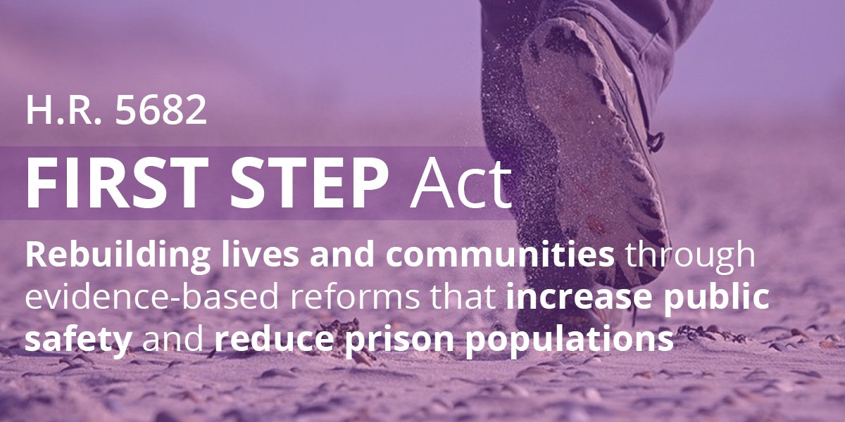 RiceMinus's tweet photo. The #FIRSTSTEP vote is tomorrow: this bill provides programs to ALL ppl in prison, prohibits shackling of incarcerated women during childbirth, gives ppl the opportunity to move to a facility closer to family, and the #goodtimefix means ppl can return home sooner #PPLoverPolitics https://t.co/T7kwLe13qd