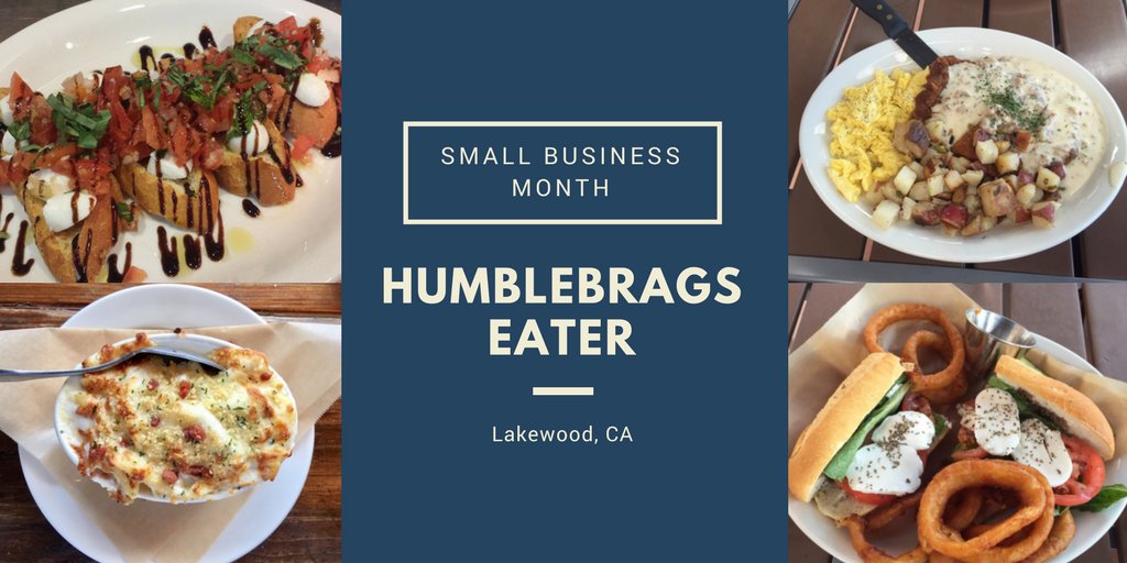 RendonAnthony's tweet photo. #SmallBusinessSpotlight:
Locally owned Humblebrags Eatery (@HumblebragsEat) offers a welcoming divergence from chain restaurants. This small restaurant brings great service and fantastic American food. Stop by for brunch or local brews they have on tap!
#31DaysofSmallBiz https://t.co/B8eo4MXK76