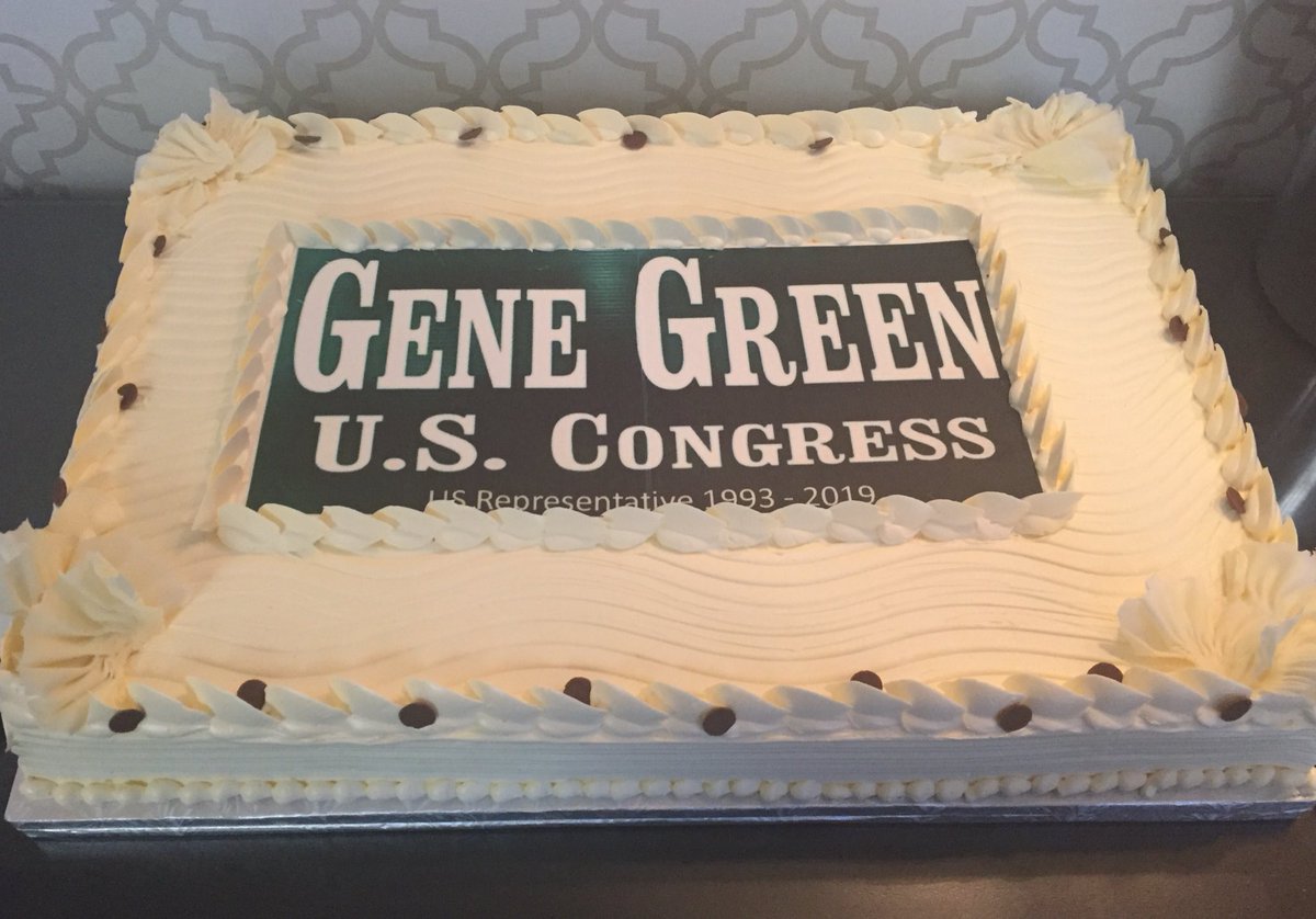 TLunkin's tweet photo. Retirement party for great friend of @steelworkers and District 13, U. S. Congressman Gene Green (D-TX). #USWRR18 #Local620 https://t.co/eCkDLIGCSm