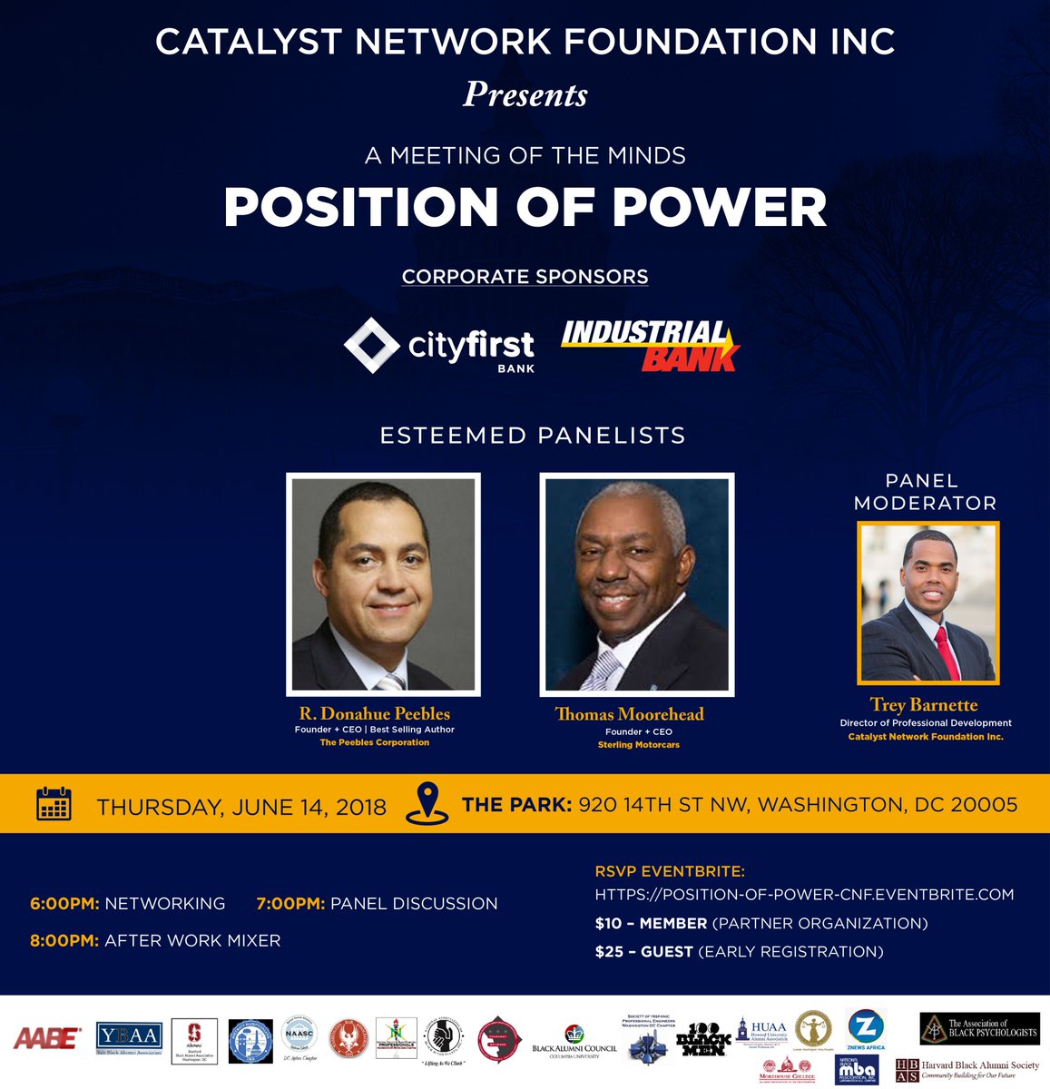 #MOTM @ TheParkat14th 6/14 with <a href="/HarvardBLKAlum/">Harvard Black Alumni Society</a> <a href="/ThursdayNtwk/">Thursday Network</a> <a href="/dcblackmba/">NBMBAA Inc. - DC Chapter</a> <a href="/MorehouseDCalum/">MorehouseDCAlum</a> <a href="/HUACGWDC/">HUAC WASHINGTON DC</a> <a href="/DCHamptonians/">District Hamptonians</a> <a href="/NSBEDC/">NSBE DC</a> @NAASCWDC <a href="/columbiaBAC/">Columbia BAC</a> <a href="/SHPEDC/">SHPE DC</a> <a href="/CityFirstDC/">City First</a> <a href="/100BlackMenDC/">100 Black Men DC</a> <a href="/GWUrbanLeague/">GWUL</a> <a href="/GWACBAR/">GWAC BAR</a>  <a href="/NABAMetroDC/">NABA Metro DC</a> <a href="/znewsafrica/">ZNews Africa</a>