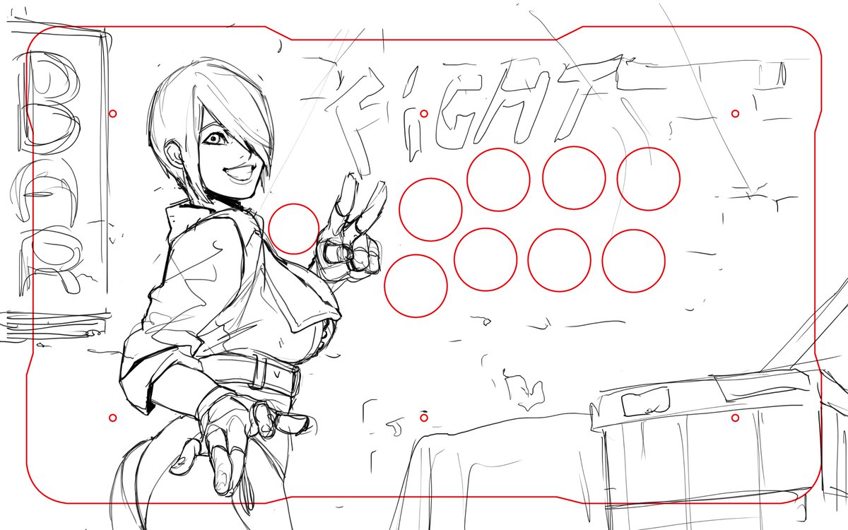 WIP!

I bealive this will be my first KOF character ?

#angel #kof #draw #sketch #art 