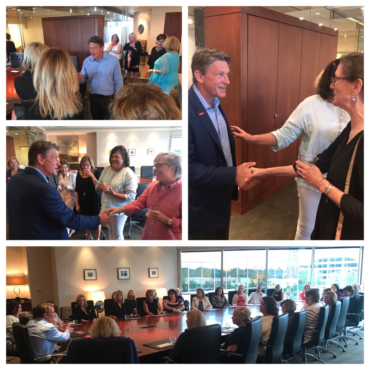 Thank you @HowellMarketing  <a href="/MissyMarshall3/">Missy Marshall</a> <a href="/HALEGOLF/">BARBARA THORNTON</a> for hosting such a terrific meet &amp; greet in Memphis today. Thoughtful conversation and important questions from this group - honored to share my conservative vision for Tennessee with them.