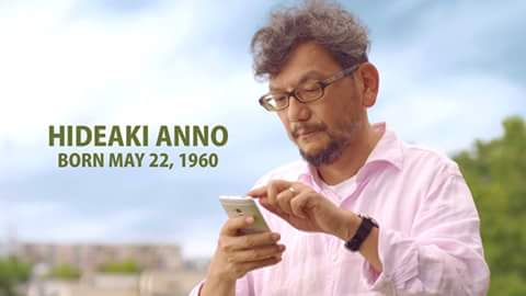 Happy birthday hideaki anno
writer and director of evangelion 