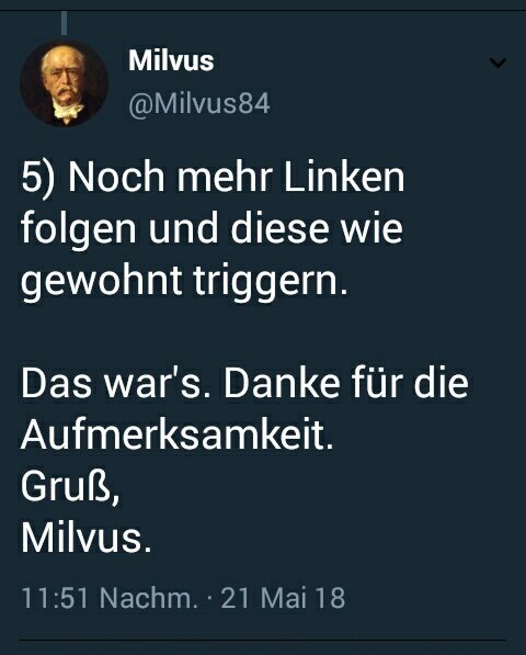 demo68's tweet photo. Wegen des #Shadowban werden Braune langsam panisch! Deshalb wurde nun öffentlich zum #TWITTERSTREIK vom 26.-28.5. aufgerufen!
(😆 DAS wird schön!!)
Allerdings sollte man ab sofort auch aufmerksam verfolgen, wer sich unter die follower mischen will!! (s.Bilder)
#fcknzs #noafd https://t.co/cNYmz0yJkd