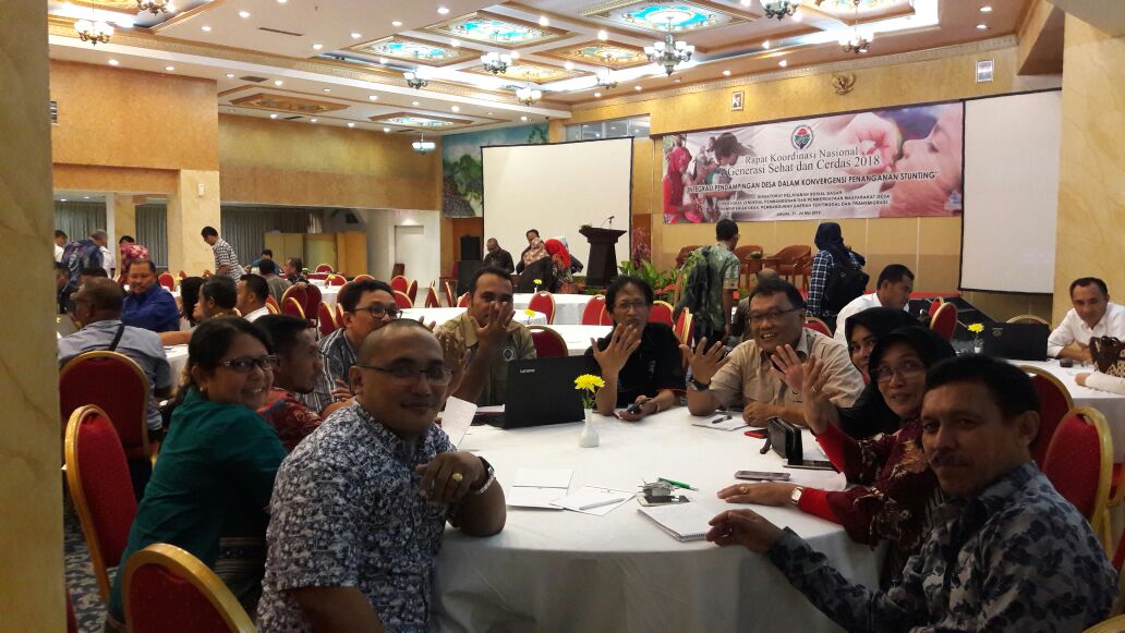 RAKORNAS -GENERASI SEHAT DAN CERDAS 2018.
"Integrasi Pendampingan Desa Dalam Konvergensi Penanganan STUNTING".
#TimMaluku