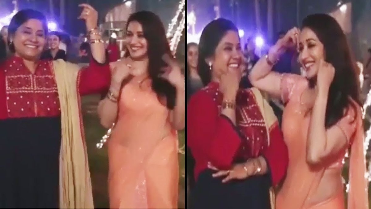 BollywoodUncut's tweet photo. 🎥Watch #MadhuriDixit &amp; #RenukaShahane Recreate #HumAapkeHainKoun Song #LoChaliMain On The Sets Of #Bucketlist 

View More 👉 https://t.co/ocCTEowe4L https://t.co/bbOlyko8FN