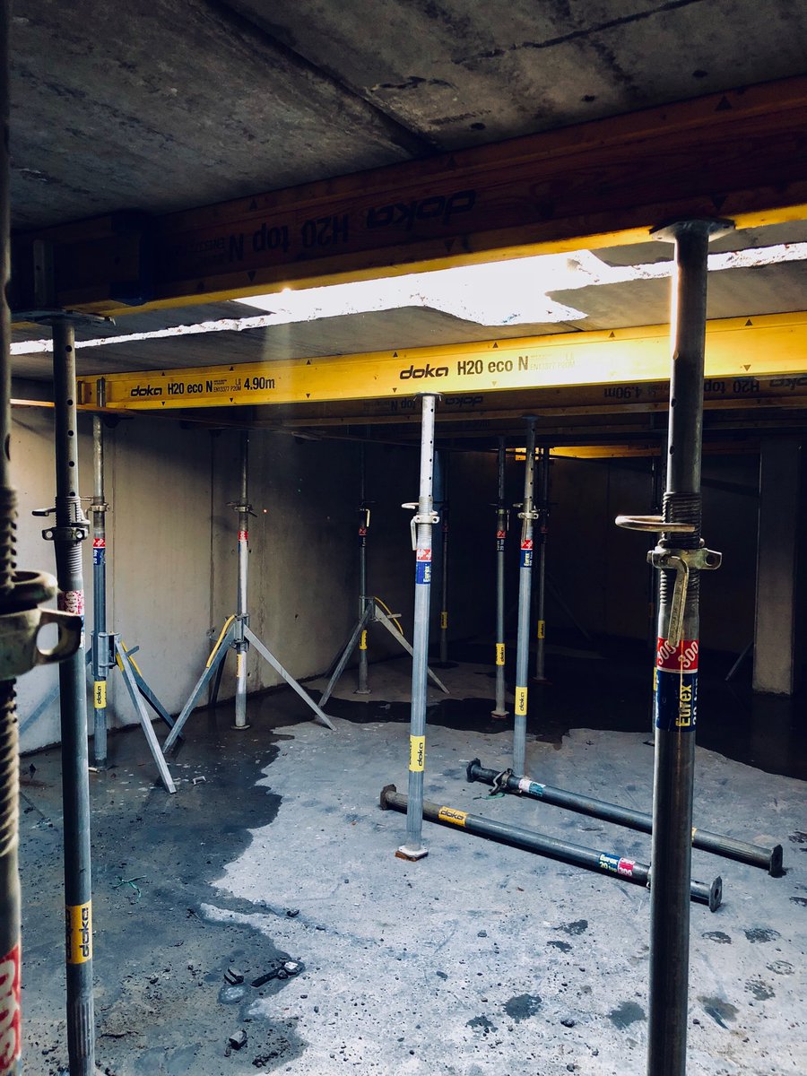 Straal ochtendlicht door de gewelven voor project Dilbeek <a href="/Durabrik/">Durabrik</a>