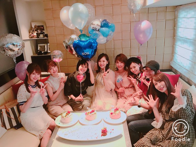 そらちゃんの結婚お祝い&amp;諸々お誕生日お祝いで集まっておりまーす💕  #初代恵比寿マスカッツ https://t.co/j1xmNRdjXl<a href="/tag/%E5%88%9D%E4%BB%A3%E6%81%B5%E6%AF%94%E5%AF%BF%E3%83%9E%E3%82%B9%E3%82%AB%E3%83%83%E3%83%84"class="tags">#初代恵比寿マスカッツ</a>