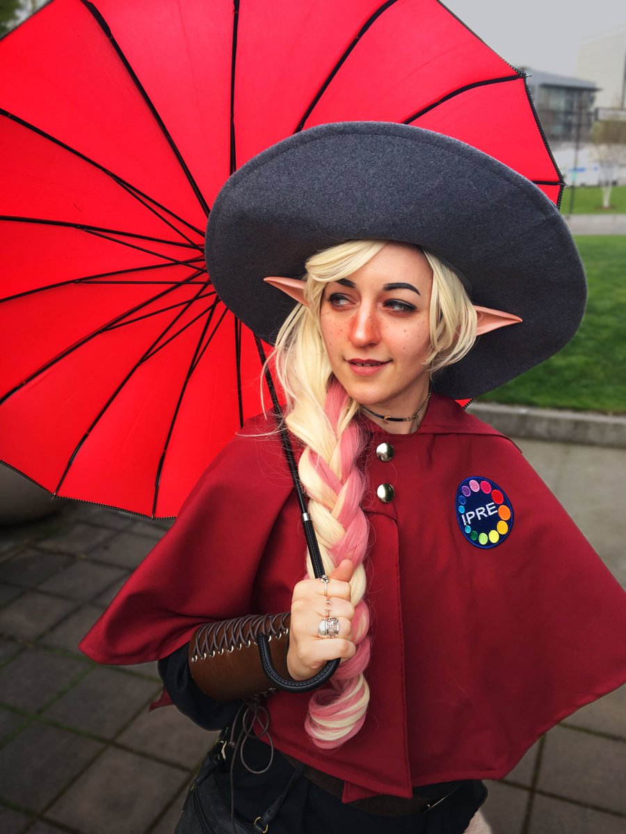 KincannonArt's tweet photo. Not related to my art, but @starpaarty and I were really cute at Wizard World this year. @TheZoneCast #taz #taako #lup #cosplay #wizardworldpdx https://t.co/iBvNN8eyl2