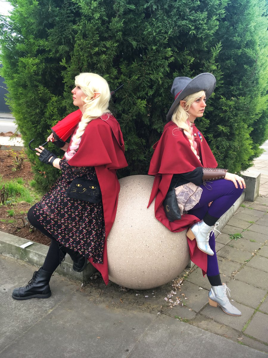 KincannonArt's tweet photo. Not related to my art, but @starpaarty and I were really cute at Wizard World this year. @TheZoneCast #taz #taako #lup #cosplay #wizardworldpdx https://t.co/iBvNN8eyl2