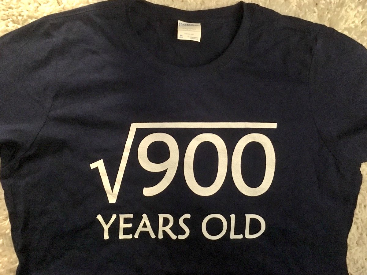 McMathCranor's tweet photo. This math lover had a milestone birthday.  This shirt was the perfect gift! https://t.co/MzykYSqFiD