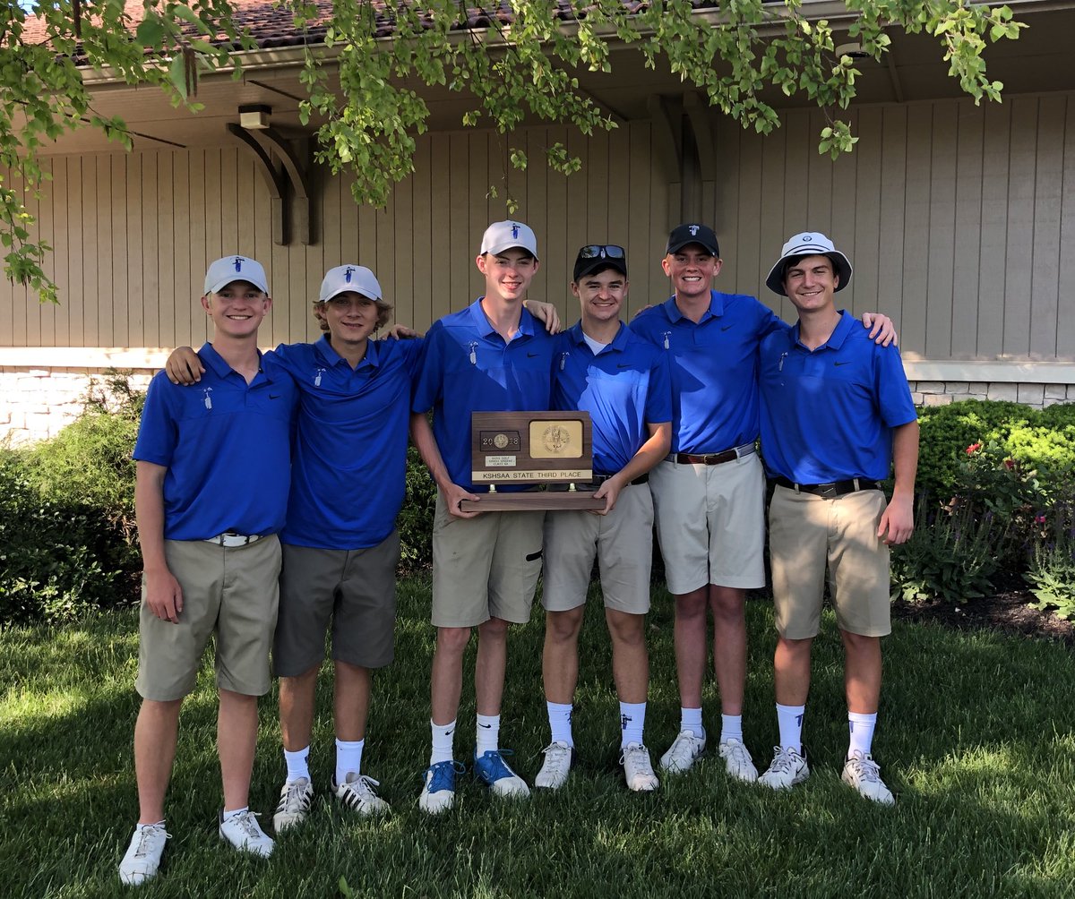 Great TEAM finish at KSHSAA 6A State Championship today ⛳️🏌🏻‍♂️🥉Can’t wait for the future!