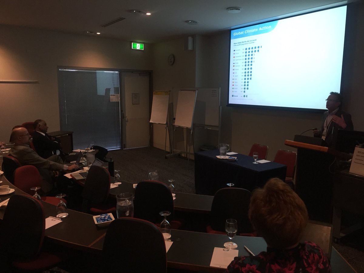 Prof Andreas Neef is summarising the latest research undertaken by the @WUNetwork #RCC working group #WUNAGM18