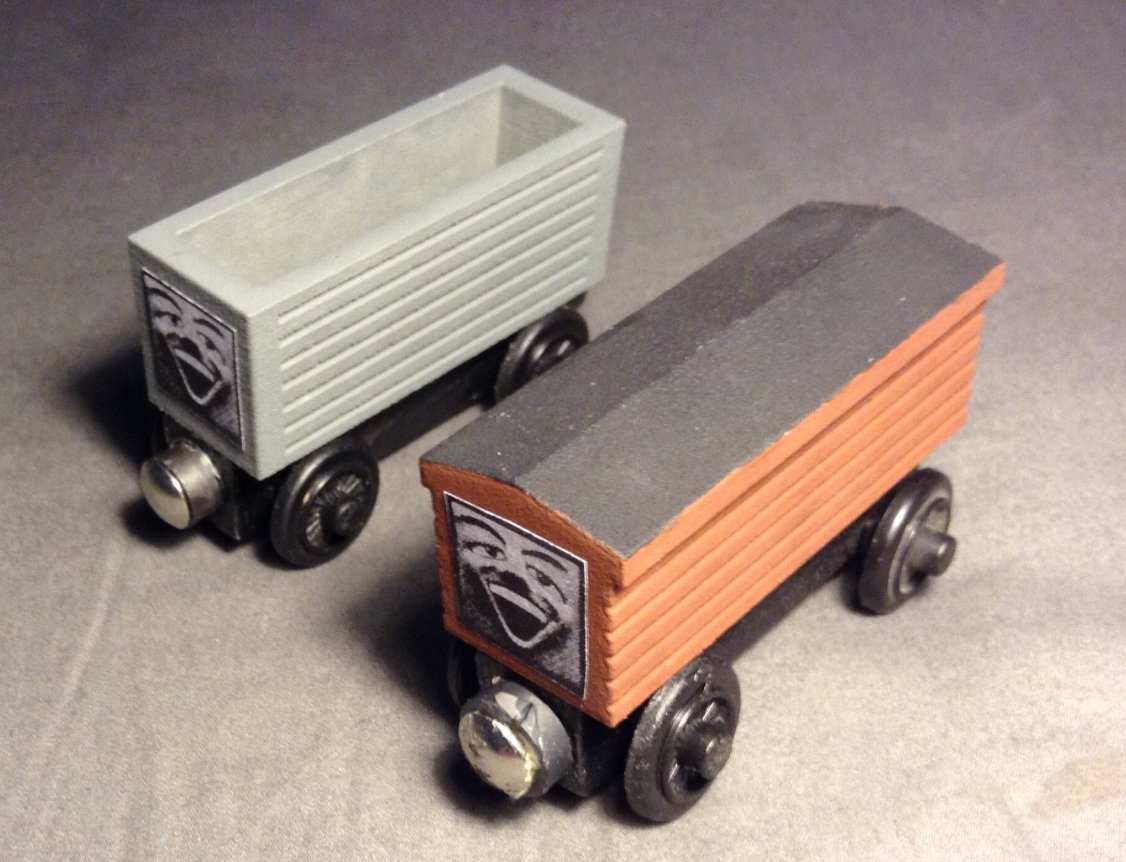 wooden railway troublesome trucks