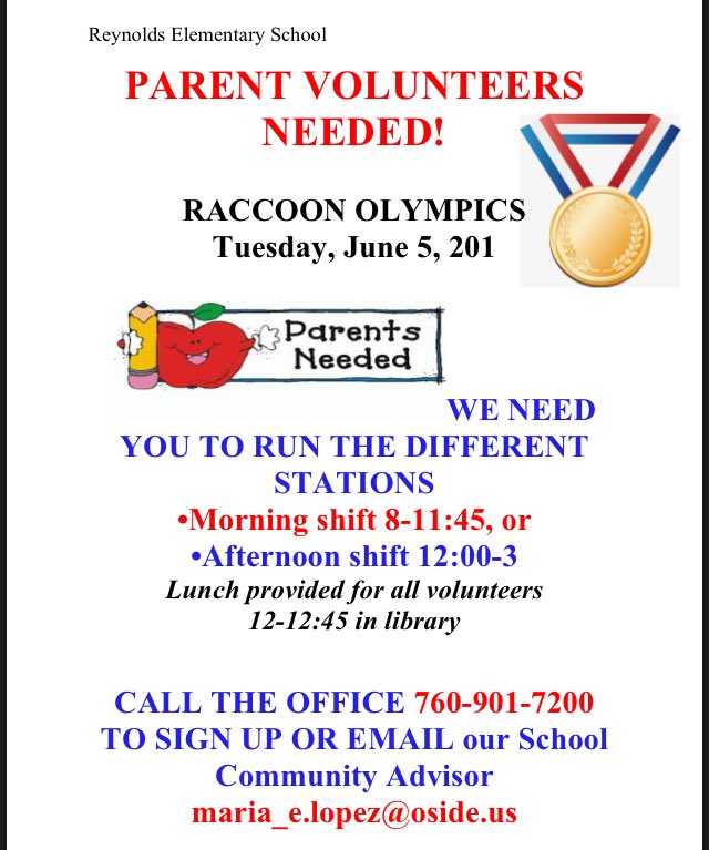 Volunteers needed.!!