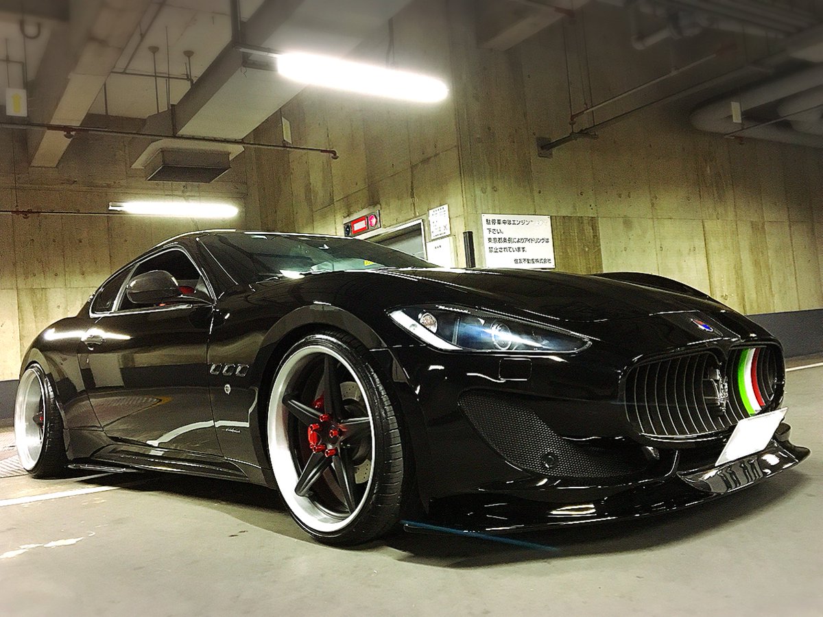 Vossen Japan 関東中心で活動中のマセラティクラブ M アンダーバー エム の K8668y さんより Maserati Granturismo Vossen Vws 3 超かっこいい T Co Cnttwciawz Vossen Teamvossen Vossenjapan T Co Lwsm0zu5gv