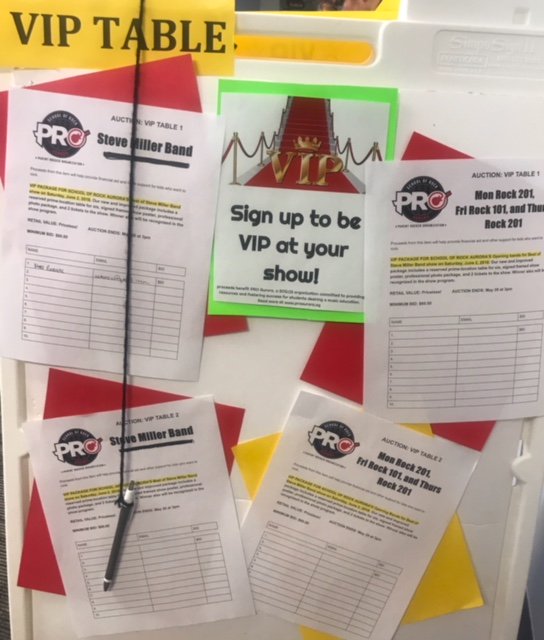 Time is running out to bid on the VIP silent auction for the shows June 2 and June 3! You can win the best table in the house, 6 chairs, poster and photo package and 2 extra show tickets!  Bidding starts at only $60.  Hurry... auction ends this Saturday at 3pm!!