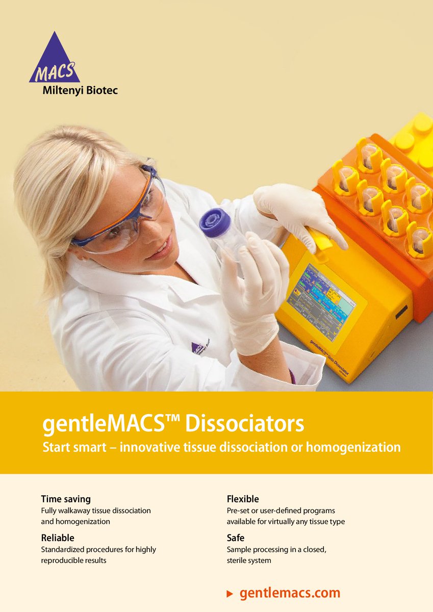 biosm_indonesia's tweet photo. GentleMACS Dissociators merupakan preparasi jaringan untuk stem cell yang lebih praktis, cepat, dan tentunya dengan hasil yang lebih akurat.
CP : zain@biosm-indonesia.com
.
.
#biosm #cell #miltenyibiotec #stemcell #research #riset #miltenyi #lifescience #lab #laboratory https://t.co/Dajk4wOXWa