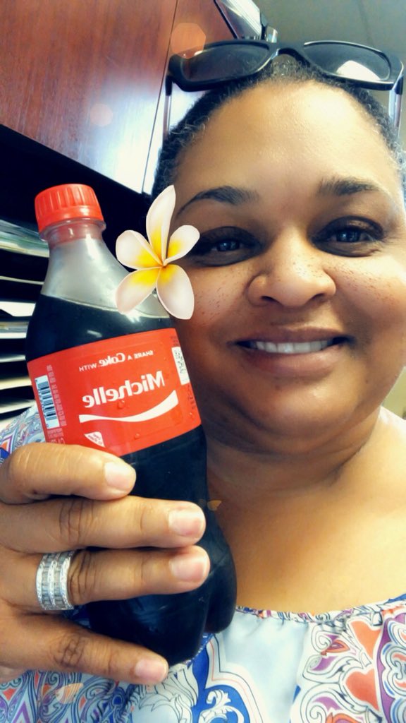 Uluvchelle1's tweet photo. #ShareACoke @CocaColaCo @CocaCola it’s me and my name!!!! #DidntShare #iDrankIt #Michelle https://t.co/8QZUBBtJxk
