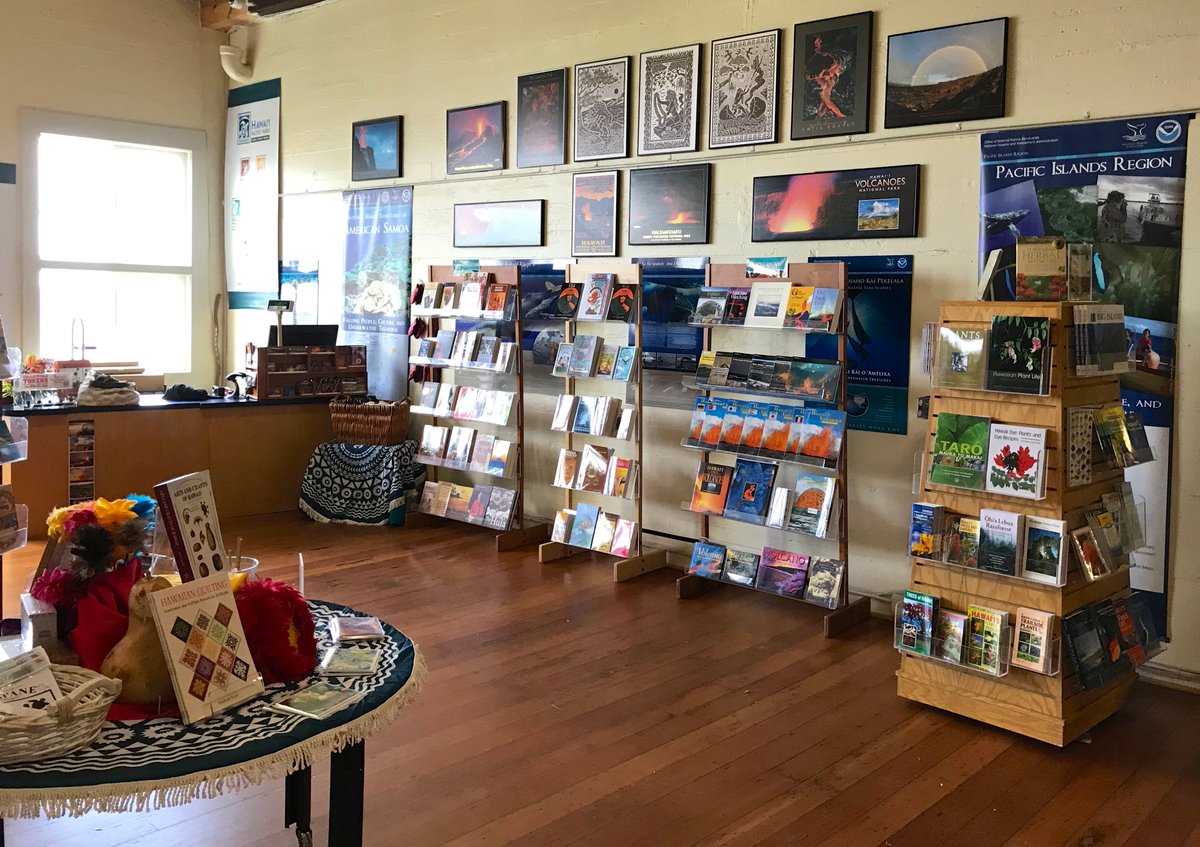 HIPacParks's tweet photo. Come down to the #Mokuapapa Discover Center to talk to @Volcanoes_NPS rangers & also see what we have for you in terms of books, maps, guides (for the future), apparel & other cool/hot things. Proceeds benefit the park!
#tempshop #HiloTown #HAVO #mapsandguides #ShopYourPark https://t.co/IqxY4pKx4M