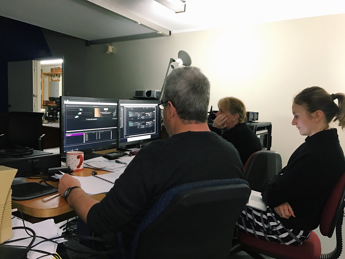 Swaytech's tweet photo. Fine-combing the final run-through of the 2018 NZ Hi-Tech Awards 2018 at Multi-Media Systems before we head off to CHCH. It's all go! https://t.co/jC2zhnDajA