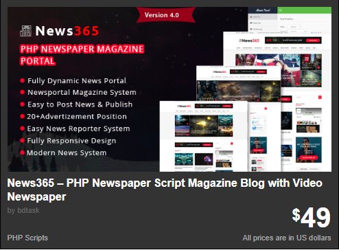 bdtask's tweet image. #Bdtask #Newspaper_Script #News365 #management_competency #software #php #NewsPaper
codecanyon.net/item/news365-p…
