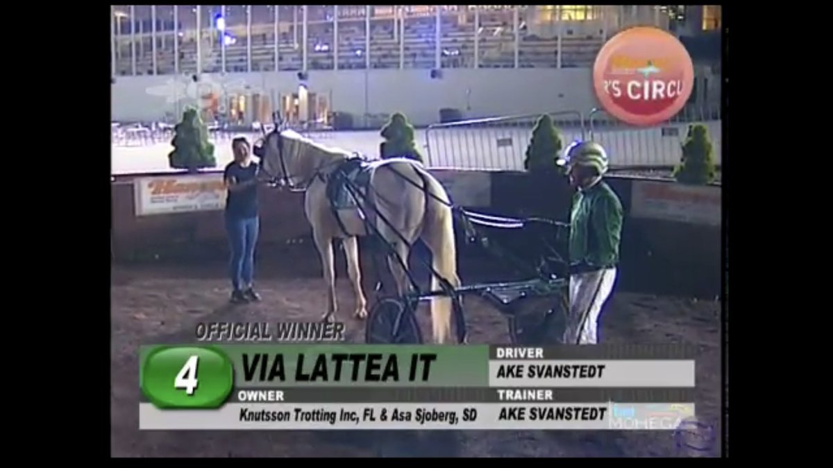 KnutssonTrot's tweet photo. Nice to see our white trotter Via Lattea winning her second straight race @DownsAtMSP for trainer driver @USASvans https://t.co/pJlijwFjEs