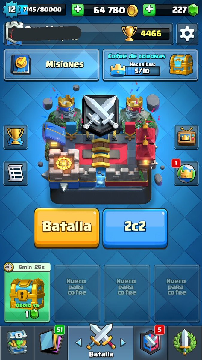 Vendo cuenta de Clash Royale nivel 12

•Todas las cartas (menos los pillos)
•Récord de copas: 4865
•Cartas en Desafío: 18,868
•13 victorias max
•Buen nivel de cartas 

*ESCUCHO OFERTAS*
Para mas info mandar MD
Un RT se agradece 
<a href="/Mx_Cup/">MX Academic Cup</a> <a href="/DragonsEsports1/">VPG DRAGONS Esports</a> @TeamHlOf