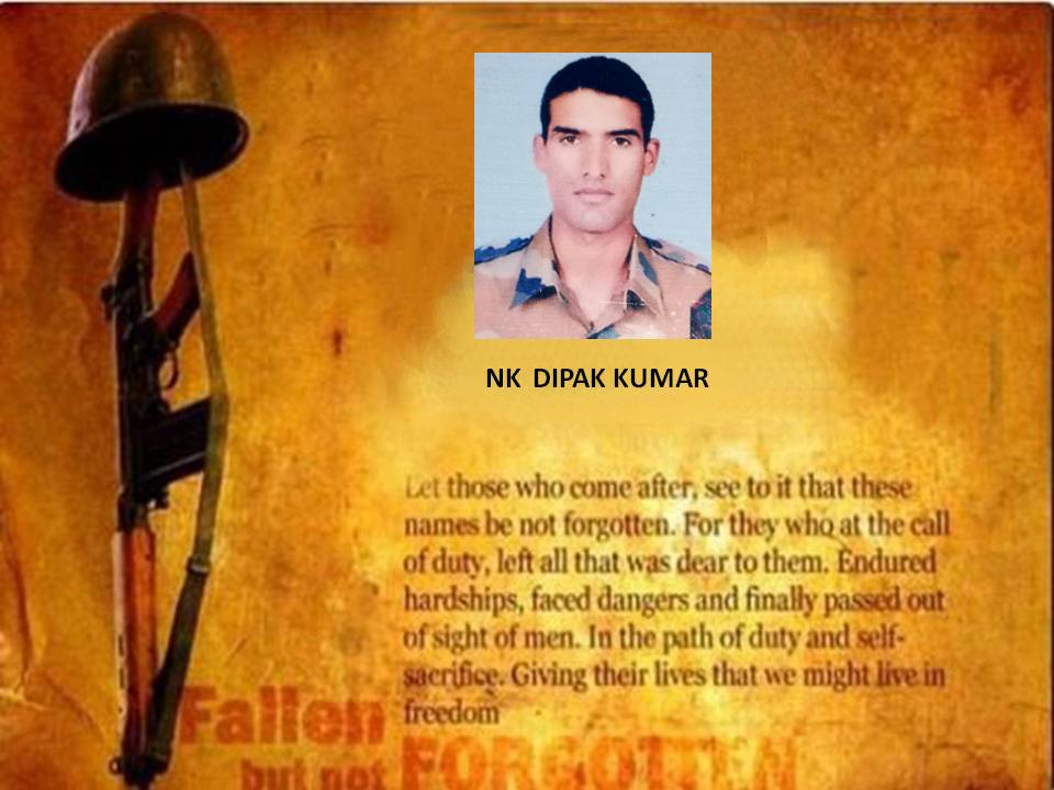 ChinarcorpsIA's tweet photo. #ChinarCorpsCdr & all #ranks #salute the supreme #sacrifice of Nk #Dipak_Kumar who attained #martyrdom on 20 May 18 after getting injured during counter #Terrorist #operation in #Khudwani_Kulgam on 11 Apr 18 & offer #deepest #condolences to his #family.
@adgpi @NorthernComd_IA https://t.co/r2N7GzpXgq