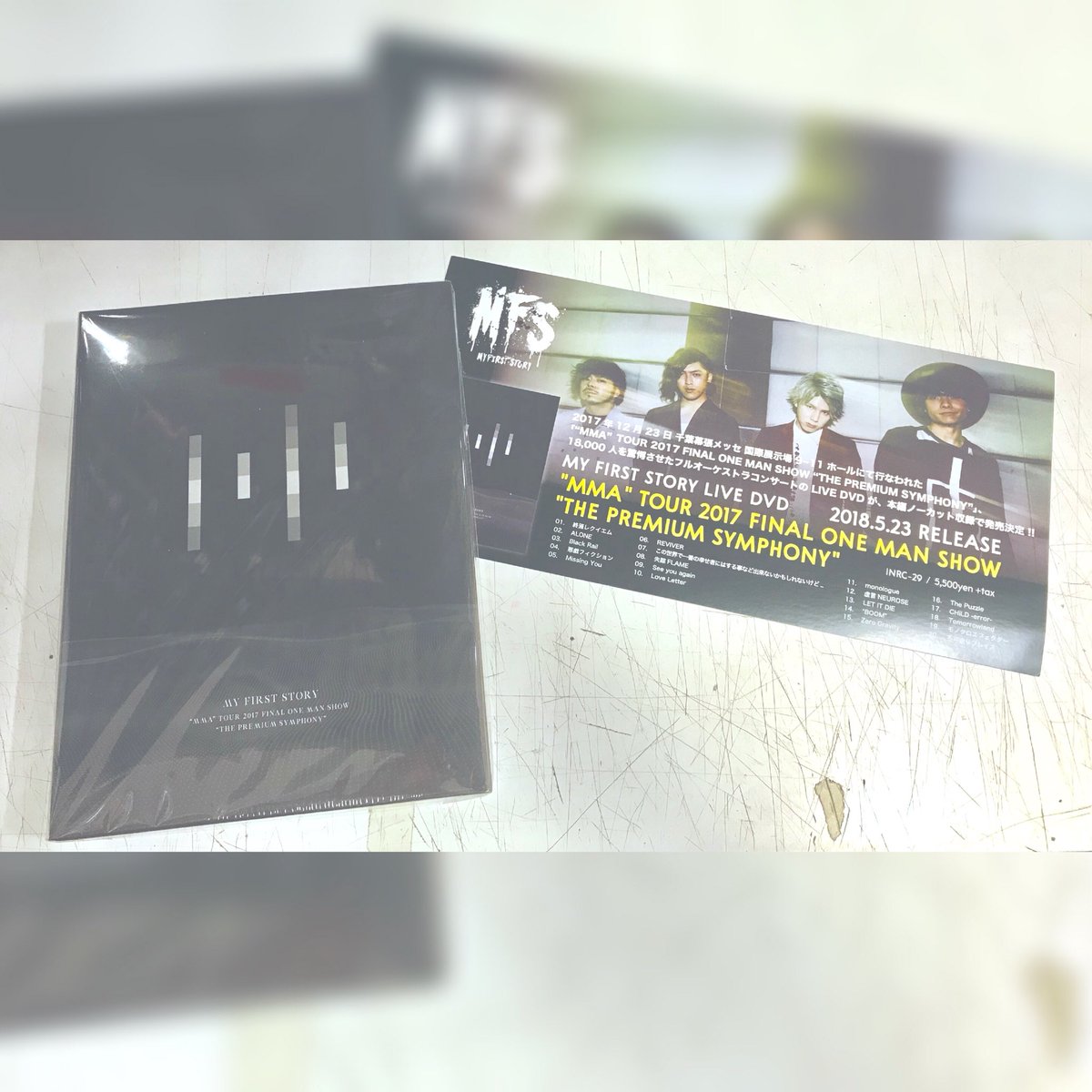 vvizumo's tweet photo. 【MY FIRST STORY】
🌈MMA TOUR FINAL DVD🌈
本日フラゲ日です!!!!
少量ですが入荷してます✨
待ちに待ったフルオーケストラで
行われたツアーファイナルがようやく
DVDで見れますよー(ToT)💓💓
#マイファス
#MMATOUR https://t.co/PPVHuHQgQO